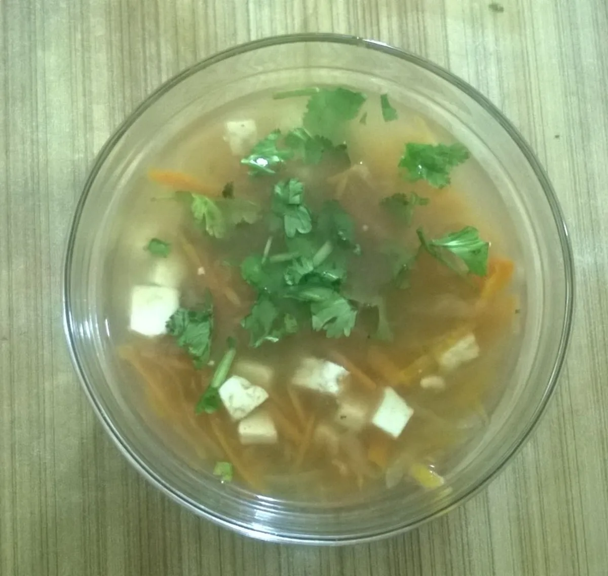 Papaya carrot ginger soup